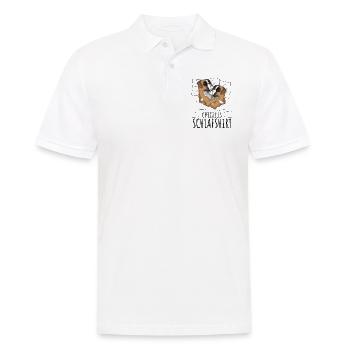 Boxer Hund - Männer Poloshirt - Weiß - Vorne - Kai (181cm)