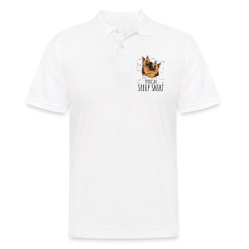 Berger allemand - Polo Homme - blanc - Devant - Kai (181cm)