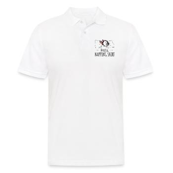 Français Bouledogue - Polo Homme - blanc - Devant - Kai (181cm)