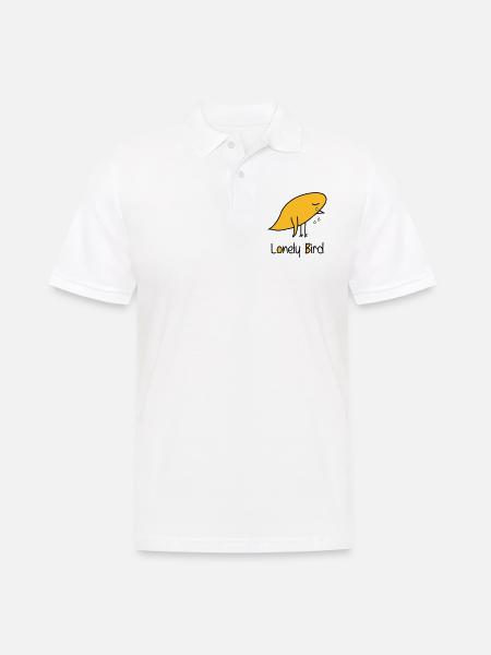 Lonely Bird - Men's Polo Shirt - white