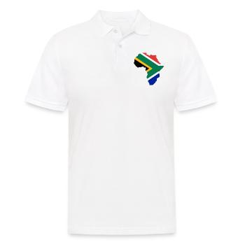 Afrique du Sud - Polo Homme - blanc - Devant - Kai (181cm)
