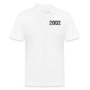 Anniversaire Femmes Hommes Né 2002 - Polo Homme - blanc - Devant - Kai (181cm)