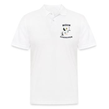 Cuxhaven Nordsee Moin lustige Matrosen Möwe See - Männer Poloshirt - Weiß - Vorne - Kai (181cm)