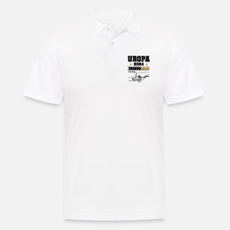 Werdender Uropa Loading 2024 - Männer Poloshirt - Weiß