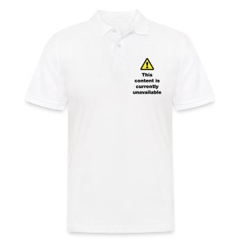 ⚠ This Content Is Currently Unavailable - Men's Polo Shirt - white - Front - Kai (181cm)