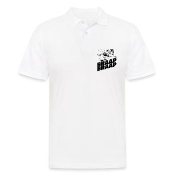 Braap Braap Snowmobile Riding Snowmobile Racer - Männer Poloshirt - Weiß - Vorne - Kai (181cm)