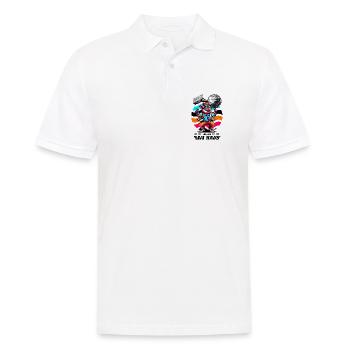 Funny Dance Sow - Men's Polo Shirt - white - Front - Kai (181cm)