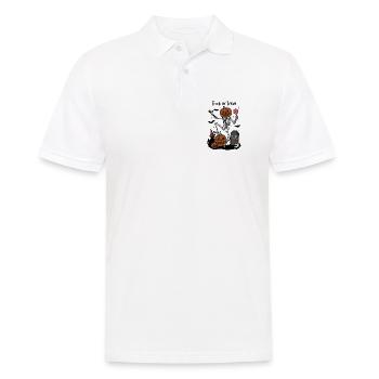 Süßes oder Saures Tanzen - Männer Poloshirt - Weiß - Vorne - Kai (181cm)