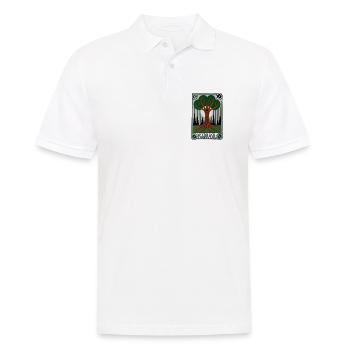 Yggdrasil Rune Tree Emblem - Men's Polo Shirt - white - Front - Kai (181cm)