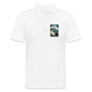 Experience Coastal Beauty of Cascais in Portugal - Men's Polo Shirt - white - Front - Kai (181cm)
