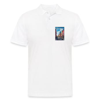 Explore Stunning Gdansk City in Poland - Men's Polo Shirt - white - Front - Kai (181cm)