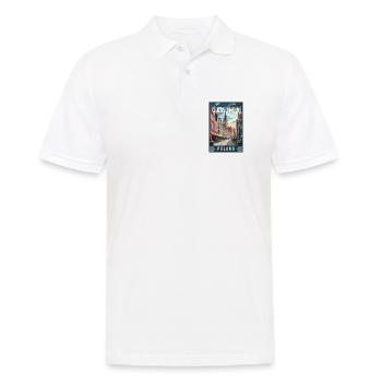Discover Stunning Gdansk City in Poland - Men's Polo Shirt - white - Front - Kai (181cm)