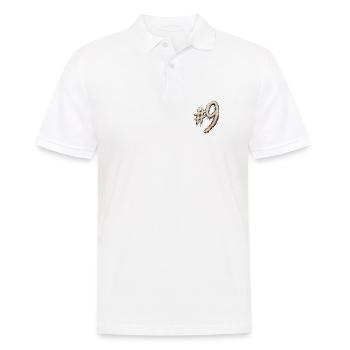 Kreide #9 Hashtag Stil - Männer Poloshirt - Weiß - Vorne - Kai (181cm)