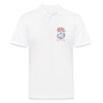 Urban Gardening, frag mich alles - Männer Poloshirt - Weiß - Vorne - Kai (181cm)