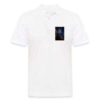 Code Build Improve Repeat Night Dev Studio - Männer Poloshirt - Weiß - Vorne - Kai (181cm)