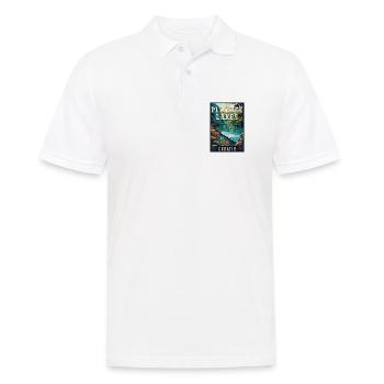 Erleben Sie die Magie der Plitvicer Seen in Kroatien - Männer Poloshirt - Weiß - Vorne - Kai (181cm)