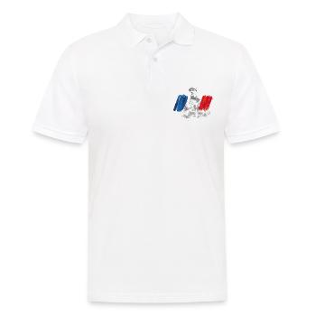 General France - Men's Polo Shirt - white - Front - Kai (181cm)