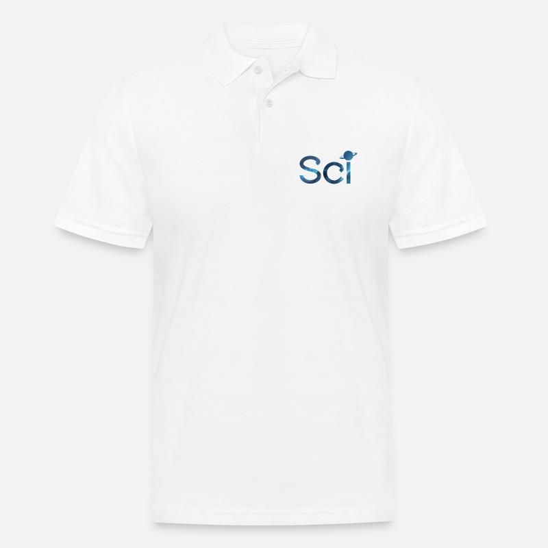 "Sci" Scicraft Server Merchandise - Männer Poloshirt - Weiß