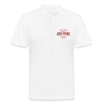 Noirmoutier Anse rouge Strand - Männer Poloshirt - Weiß - Vorne - Kai (181cm)