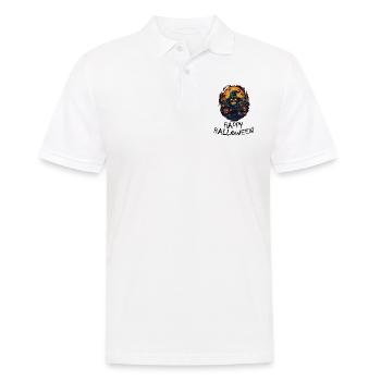 Halloween - Happy Halloween - Männer Poloshirt - Weiß - Vorne - Kai (181cm)