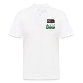 NEVER SURRENDER (Green) + NES Controller - Gaming - Men's Polo Shirt - white - Front - Kai (181cm)