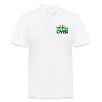 GAME OVER (Vert) - Jeux - Polo Homme - blanc - Devant - Kai (181cm)