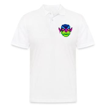 Ein Schönes und lustiges Ork Monster Design - Männer Poloshirt - Weiß - Vorne - Kai (181cm)
