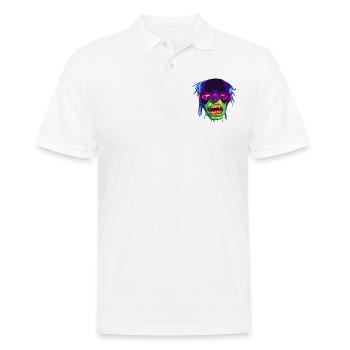 Un design de zombie magnifique et effrayant - Polo Homme - blanc - Devant - Kai (181cm)