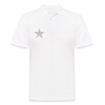 звезда - серп и молот - Männer Poloshirt - Weiß - Vorne - Kai (181cm)