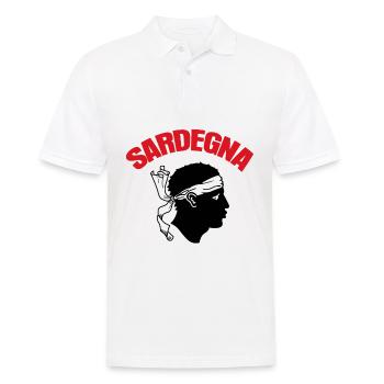 Sardinia Holidays Sardegna Sardinia - Men's Polo Shirt - white - Front - Kai (181cm)