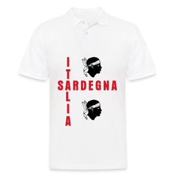 Sardinien Sardegna Flag Sardinia - Men's Polo Shirt - white - Front - Kai (181cm)