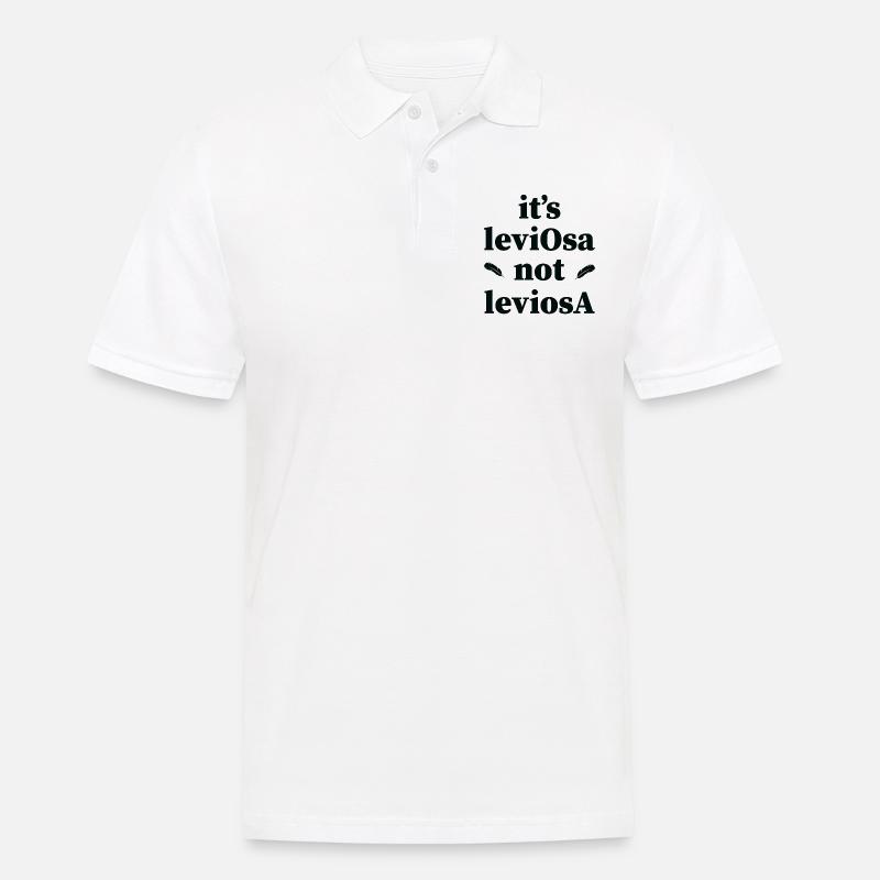 Magic Spell - It's Leviosa, Not - Men's Polo Shirt - white