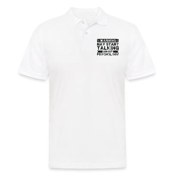 L’avertissement peut commencer à parler de psychologie - Polo Homme - blanc - Devant - Kai (181cm)