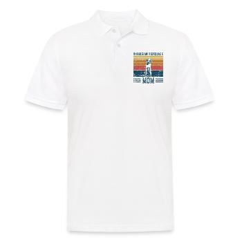Dog Ridgeback Maman - Mère Vintage - Polo Homme - blanc - Devant - Kai (181cm)