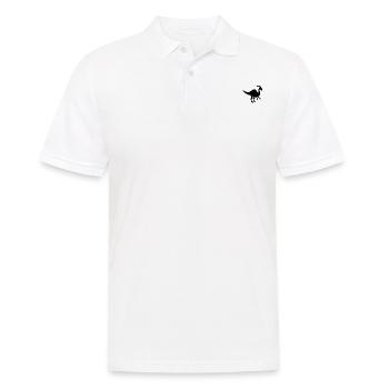 Badge - Mignon Dinosaure Parasaurolophus - Polo Homme - blanc - Devant - Kai (181cm)