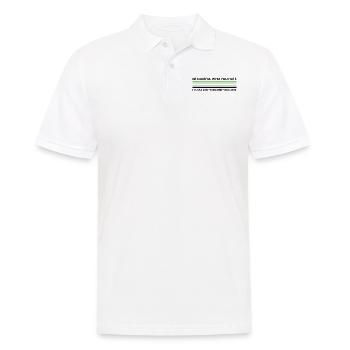 Vorsicht Wer Hasst - LGBTQ Aromantic - Männer Poloshirt - Weiß - Vorne - Kai (181cm)