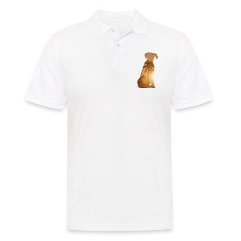 Sommerstrand - Boxer - Männer Poloshirt - Weiß - Vorne - Kai (181cm)