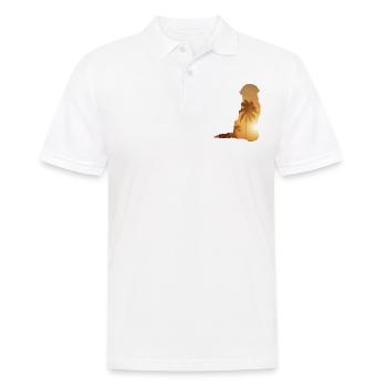 Summer Beach - Golden Retriever - Men's Polo Shirt - white - Front - Kai (181cm)
