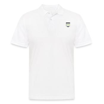 LGBTQ Agender Pride Flag Bag - Men's Polo Shirt - white - Front - Kai (181cm)