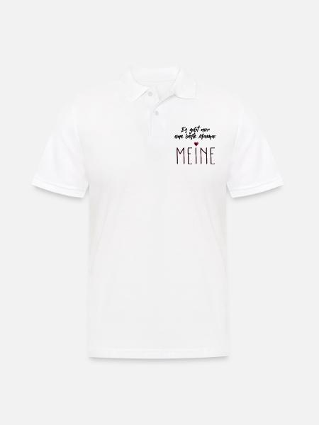 Mon meilleur Maman Mère Fête des Mères Rengaine Cadeau - Polo Homme - blanc
