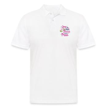 Gang Folles Furieuses Enterrement vie de jeune fil - Men's Polo Shirt - white - Front - Kai (181cm)