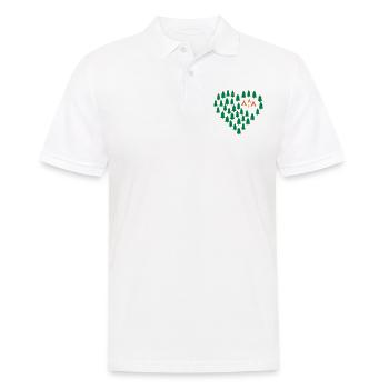 Camping - Men's Polo Shirt - white - Front - Kai (181cm)