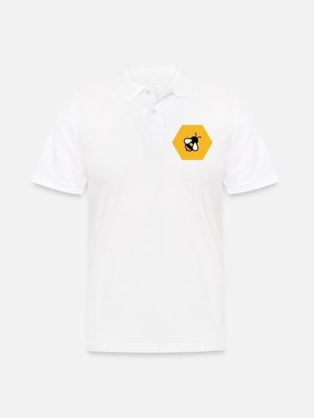 Biene Wabe - Men's Polo Shirt - white