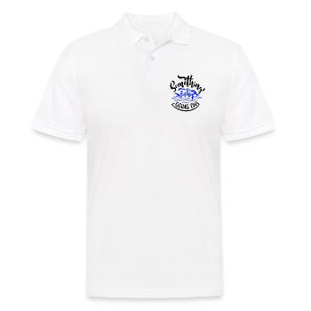 Irgendetwas ist faul - Männer Poloshirt - Weiß - Vorne - Kai (181cm)