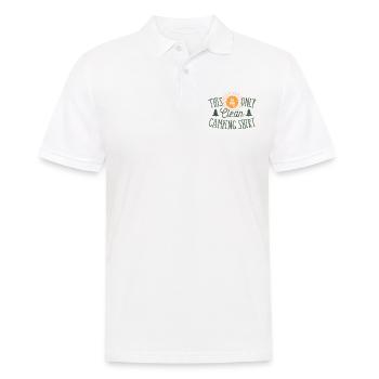 This Is My Only Clean Camping Shirt Gift - Men's Polo Shirt - white - Front - Kai (181cm)