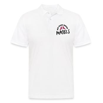Jamais sans la main du cœur de mes filles - Polo Homme - blanc - Devant - Kai (181cm)
