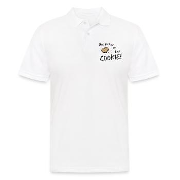 das geht mir auf den keks cookie monster dinglish - Männer Poloshirt - Weiß - Vorne - Kai (181cm)