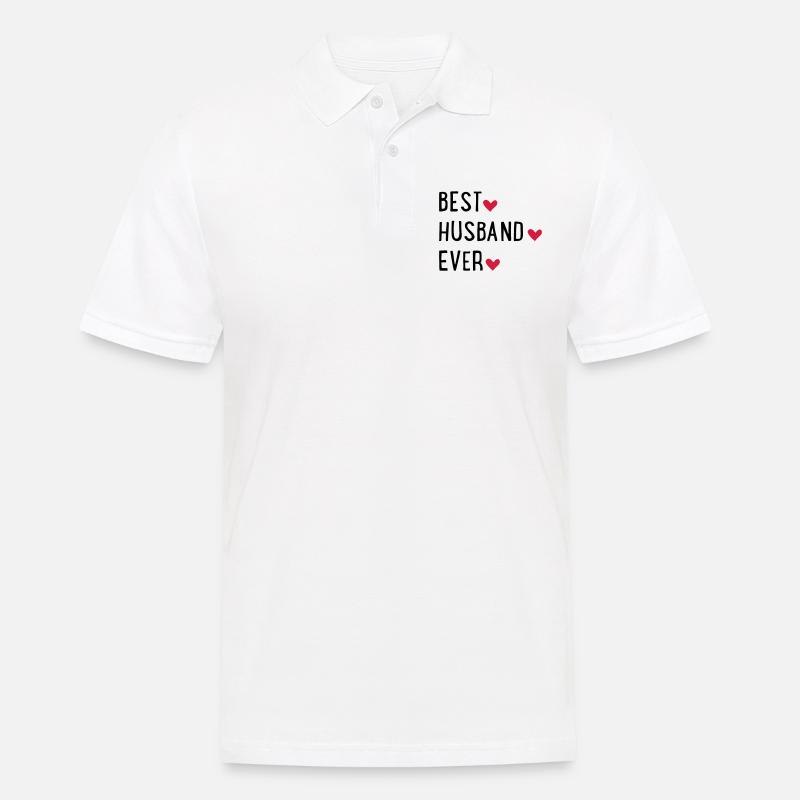 Ehemann - Männer Poloshirt - Weiß