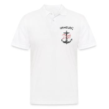 Hamburg Diggi - Männer Poloshirt - Weiß - Vorne - Kai (181cm)