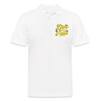 Christian Religious Bible Verse Gift - Men's Polo Shirt - white - Front - Kai (181cm)